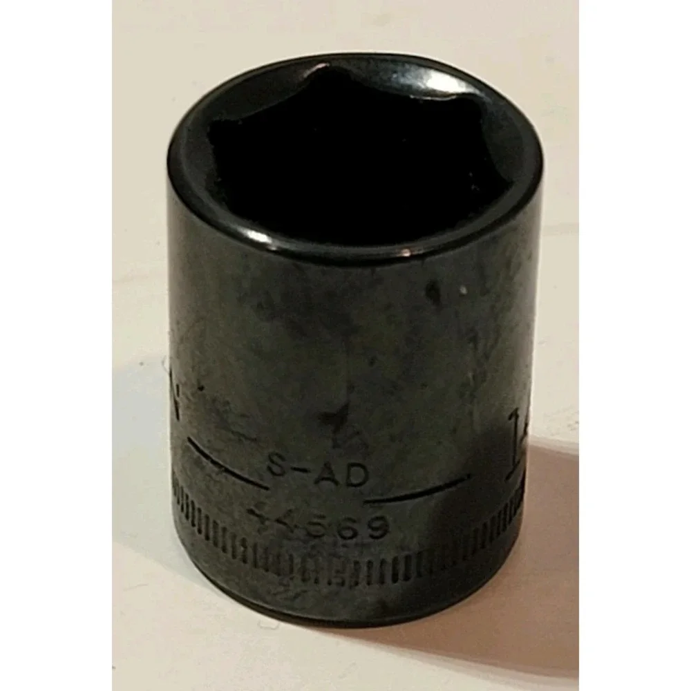 Vintage‎ Black Chrome Craftsman 14mm 6PT 3/8